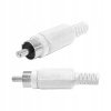 Vidlica RCA plast biela RCA18