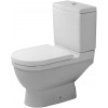 Duravit Starck 3 WC kombi misa, s WonderGliss, biela 01260100001