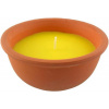 Sviečka Citronella, 220 g, Terracotta, 150x60 mm