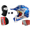 KASK LS2 MX470 SUBVERTER POWER CHROME BLUE CROSS L (KASK LS2 MX470 SUBVERTER POWER CHROME BLUE CROSS L)