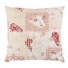 Bellatex Povláček EMA, Patchwork srdce růžové - 45x45 cm