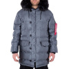Alpha Industries Pánska Zimná bunda N3B Puffer FD Šedá 2XL