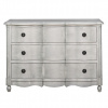 SZE Šuplíková komoda Lady 239-strieborná patina