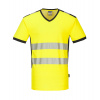 PORTWEST HI-VIS PW310 / Funkčné reflexné tričko - HV žltá/čierna L
