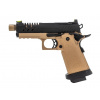 Vorsk Airsoftová pištoľ Hi-Capa 3.8 PRO, GBB - čierno-TAN