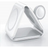 1stCOOL bezdrátová přenosná QI nabíječka 3v1, MagSafe, USB-C, bílá W07 White