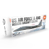Sada farieb AK Interactive - US Air Force & ANG Modern Aircraft Colors Set 3G