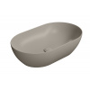 GSI PURA COLOR PURA keramické umývadlo na dosku 60x37cm, tortora mat 883405