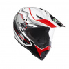 AGV AX-8 DUAL EVO MULTI EARTH WHITE/BLACK/RED Velkosť: L