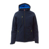 PAYPER GALE PAD LADY S00579-P114 / Softshellová zimná bunda s kapucňou - navy blue/royal blue M