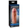 X-TENSION Perfect 1 - realistický návlek na penis (17,7cm) - prirodzená farba