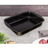 Plech na pečenie s titánovým povrchom Shiny Black Collection 35x27cm BH-6804