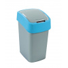 Odpadkový kôš Flip Bin Silver / Blue 25 l CURVER