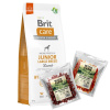 BRIT CARE Dog Hypoallergenic Junior Large Breed Lamb 12kg & WILD FARM Mix príchutí 2x500g