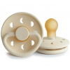 FRIGG Moon Phase kaučukový cumlík Cream 0-6m