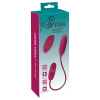 Sweet Smile RC Shaking & Vibrating Love Egg Duo Red