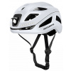Prilba RockBros so svetlom, veľ.L s otoč.uťah., biela