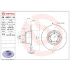 BREMBO Brzdový kotúč 08.3637.10