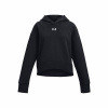 UNDER ARMOUR Rival Fleece Crop Hoodie-BLK - L