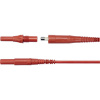 Schützinger SET 7690 / MSFK B441 / 1.6A meracie káble - sada [zástrčka 4 mm - zástrčka 4 mm] 1 sada; SET 7690 / MSFK B441 / 1.6A