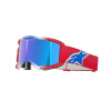 ALPINESTARS okuliare VISION 5 CORP, ALPINESTARS (červená/bílá/modrá, zrkadlové modré plexi) 2025