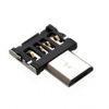 Redukcia FIXED microUSB/USB, OTG (FIXA-MTOAM-BK) čierna