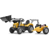 Falk FALK - Šlapací traktor SuperBuilder s nakladačem, rypadlem a vlečkou