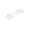 Nimco BORMO IXI polička s frézovanými otvormi 40cm chróm/matné sklo BR X340-26