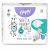 Plienky Bella Baby Happy Soft&Delicate Veľkosť 6 34 ks
