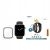 PanzerGlass ochranné sklo na celé telo pre Apple Watch 44 mm, čierny rám 3643