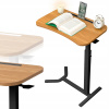 Stolík pod notebook Spacetronik k posteli Regulácia výšky drevo/čierna