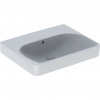 Geberit Smyle Square Umývadlo, 55x44 cm, s prepadom, bez otvoru na batériu, biela 501.574.00.1