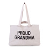 Childhome Cestovná taška Grandma Canvas Off White