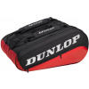 Športová taška Dunlop CX Performance Bag 12 rakiet Thermo čierna/červená (0045566922137)