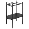 Sapho PUNO podstavec pod umývadlo 400x820x360mm, čierna SKA570-2