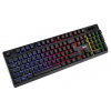 Polomechanická herní klávesnice C-TECH Iris (GKB-08), casual gaming, CZ/SK, duhové podsvícení, USB C-Tech