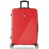 Cestovní kufr TUCCI T-0118/3-L ABS - červená - 122 L + 35% EXPANDER