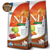 Farmina N&D Pumpkin Adult Medium/Maxi - Venison & Apple 2x12kg