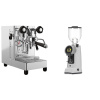 Lelit MaraX3 PL62X3, stainless steel + Eureka Helios 75, grey