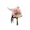 UMELÉ KVETY KYTICA RUŽOVÁ KOMPOZÍCIA UMELÝCH KVETOV 60 cm