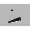 LED 2 Závesné vnútorné stropné svietidlo LINO D.90 cm čierne