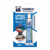 Debbex Lepidlo na topánky - 50 ml žltkastá, tuba v blistri