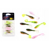 Sada gumičiek Fox Rage Micro Fry UV Mixed Colour 4 cm