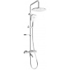 MEXEN - KX17 vaňový stĺp s termostatickou batériou, chróm / biela 779001791-02