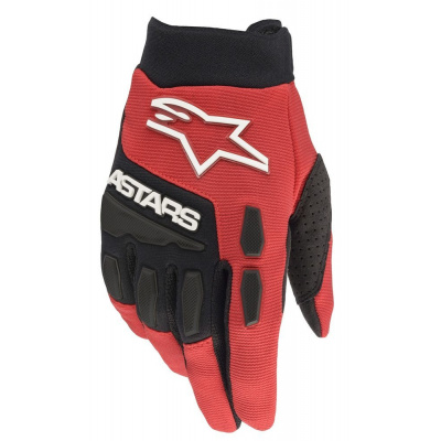 ALPINESTARS rukavice FULL BORE, ALPINESTARS (červená/černá) 2024 - XL