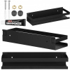polica 30x10 cm Springos HA5181 - čierna