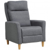 Carryhome TV KRESLO, plast, textil, sivá - Kreslá - 002674013002