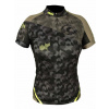 Dres krátky dámsky HAVEN SINGLETRAIL khaki/žltý XL