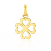 Zlatý prívesok štvorlístok 585