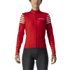 Castelli Autunno W LS jersey, Red/ White Veľkosť: XL Dámsky zateplený dres s dlhým rukávom